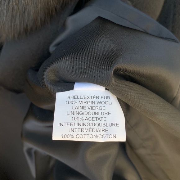 Dominic Bellissimo Fine Wool & Fox Collar Coat - Picture 13 of 14